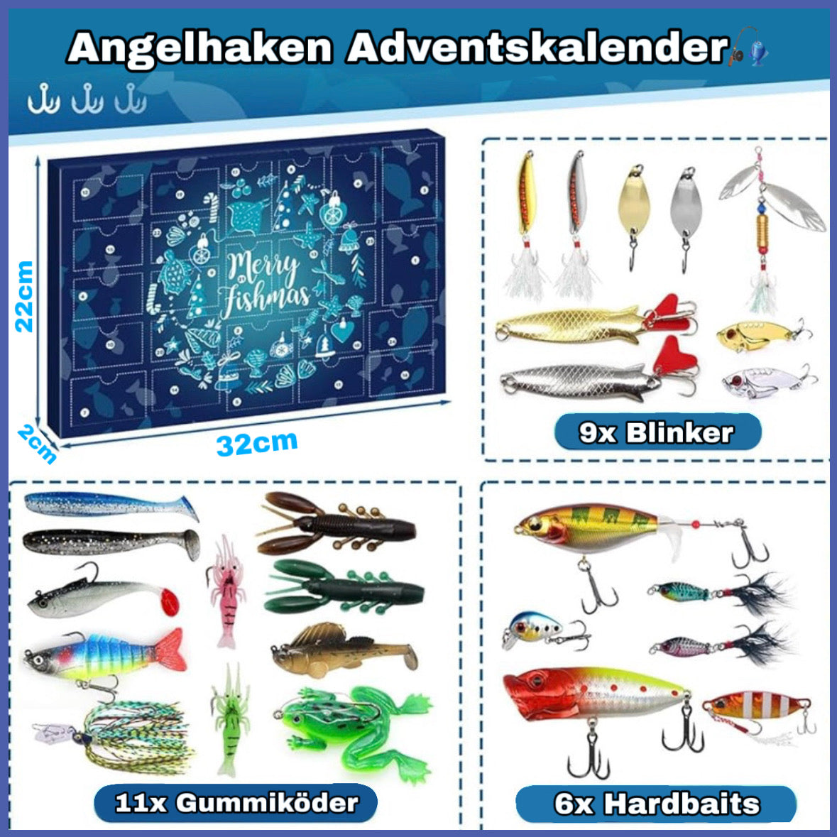 HOOKMAS - Der Angeladventskalender